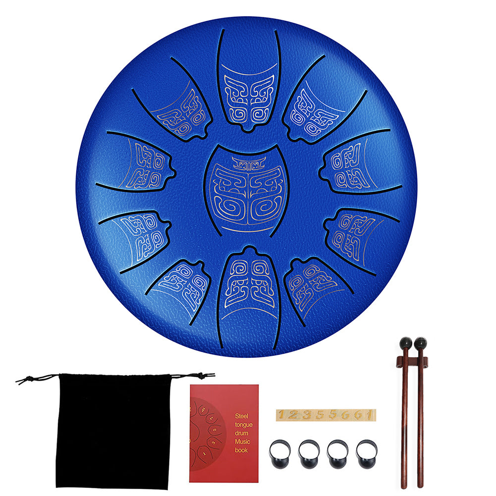 Tongue drum blau
