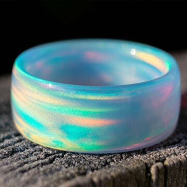 Ring Regenbogen blau