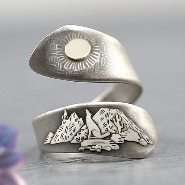 Anneau Loup ’Inspiration de la Nature’
