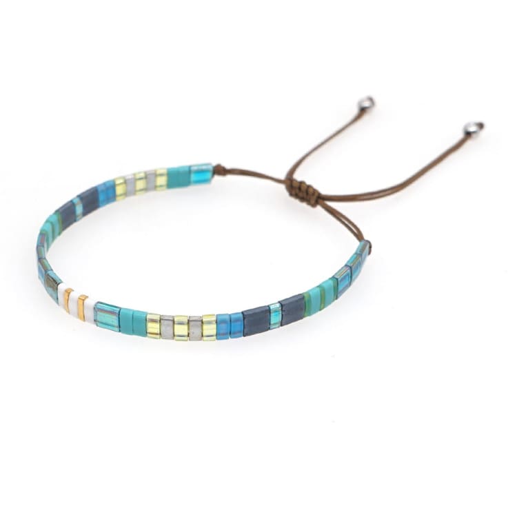 Bracelet d’été en perles de verre du japon - Wadden