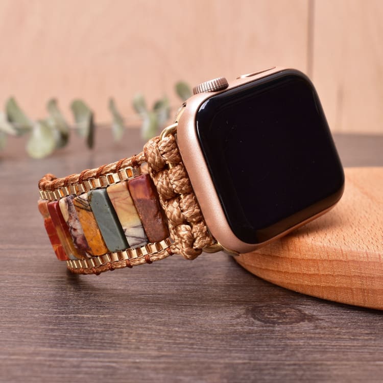Bracelet Wrap Apple Watch Jaspe Picasso