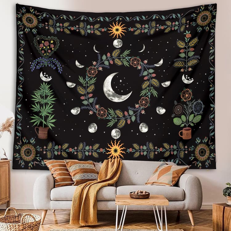 Tapisserie murale ’Bénédiction Lunaire’