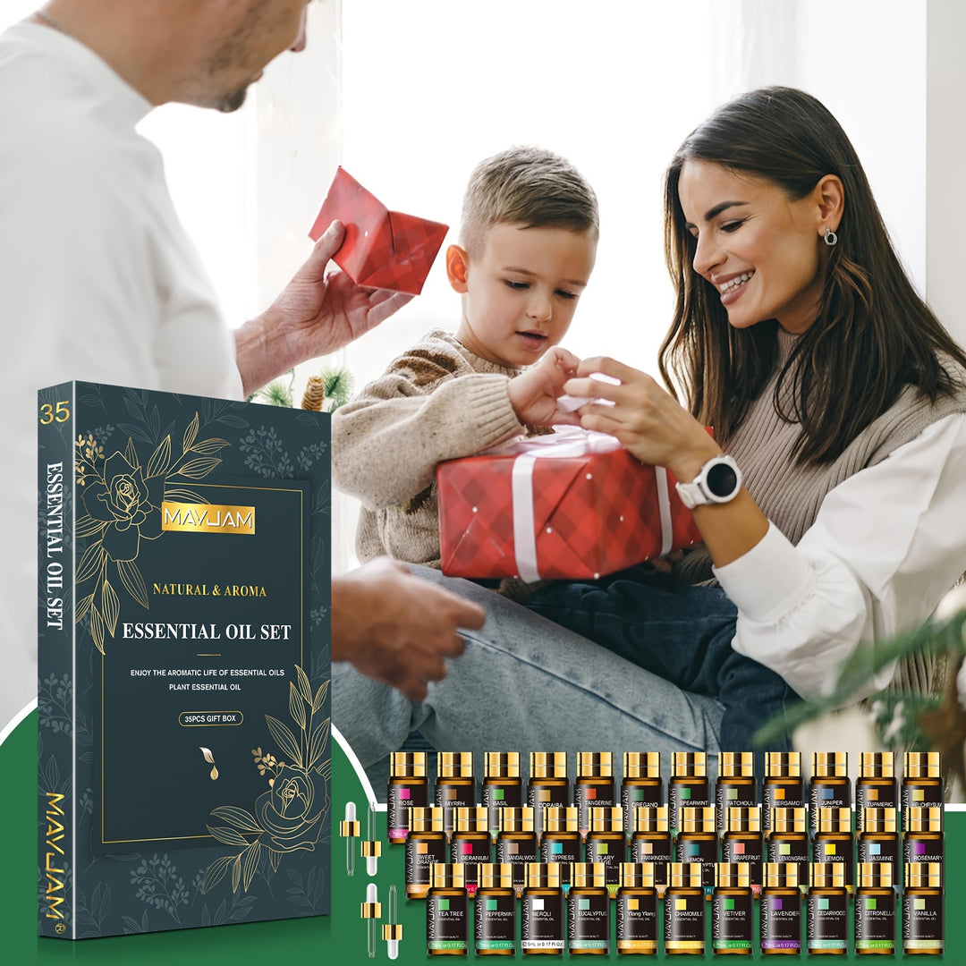 Zen Essenzen – Komplettes Ätherische Öle Set (35 × 5 ml)