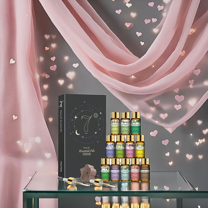 ZEN ESSENCE SET – 12 Ätherische Öle Starter Set (12 x 5ml)