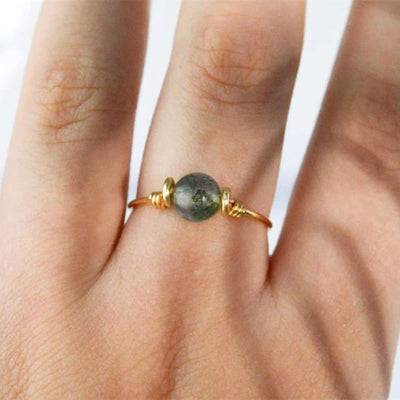 Bague en Agate Mousse