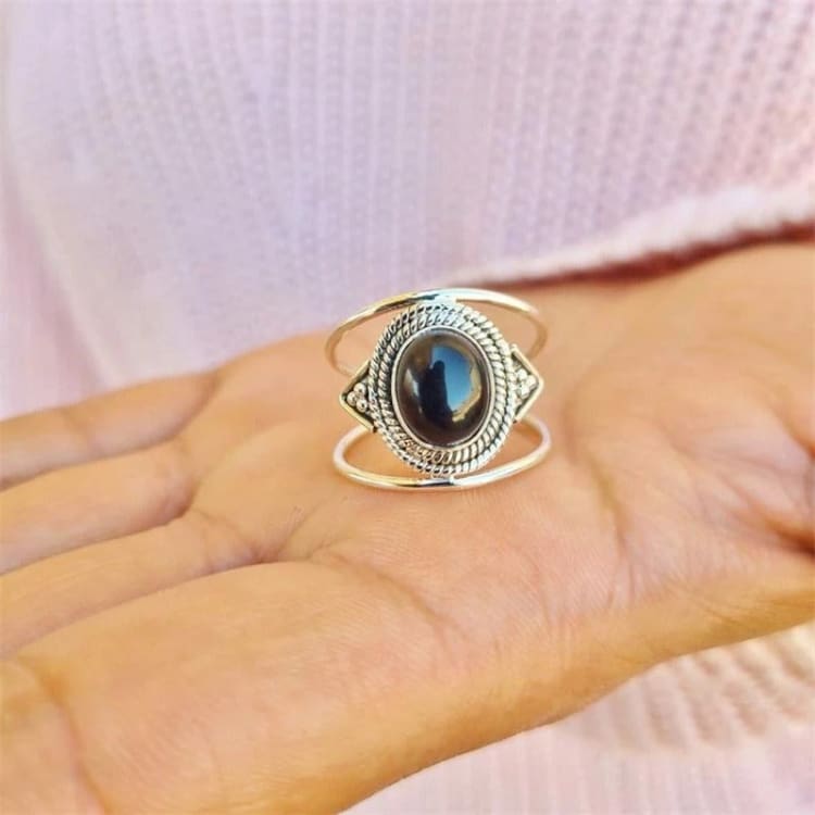 Bague Grenat rouge