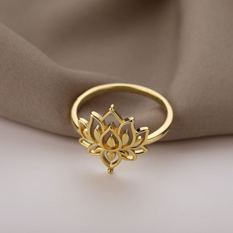 Bague Vintage inspiration du Lotus