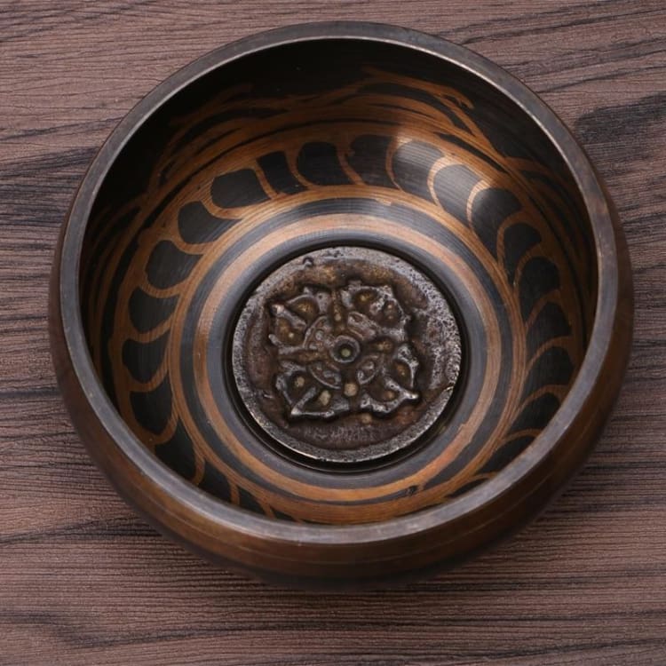 Bol Chantant Tibétain - Design Antique - Déco Tibétaine