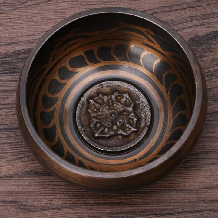 Bol Chantant Tibétain - Design Antique - Déco Tibétaine