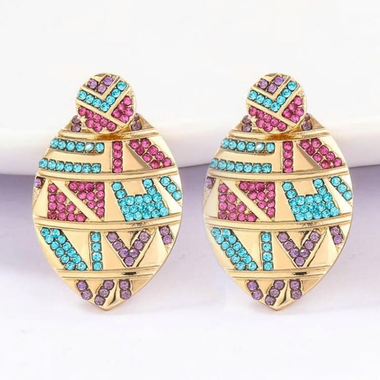 Boucles d’oreilles Mandala ovale