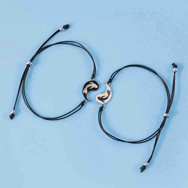 Bracelet couple carpe Koï