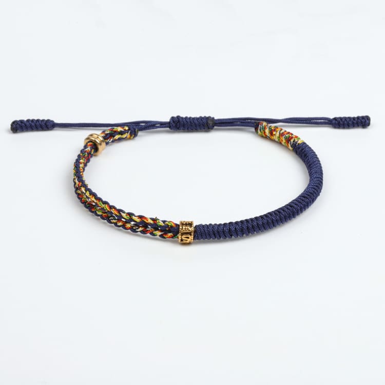 Bracelet de chance tibétain - Bleu