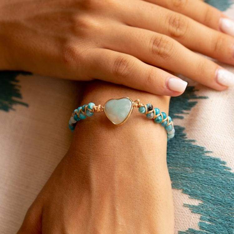 Bracelet de tendresse en pierre d’amazonite - bracelet