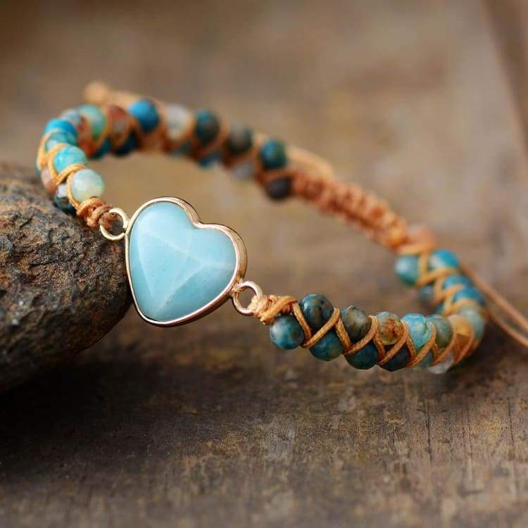 Bracelet de tendresse en pierre d’amazonite - bracelet