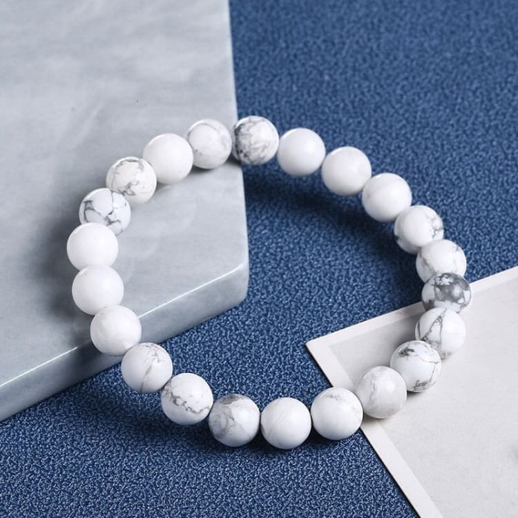 Bracelet en Howlite - Bracelet