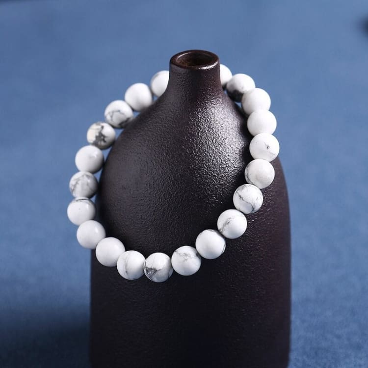 Bracelet en Howlite - Bracelet