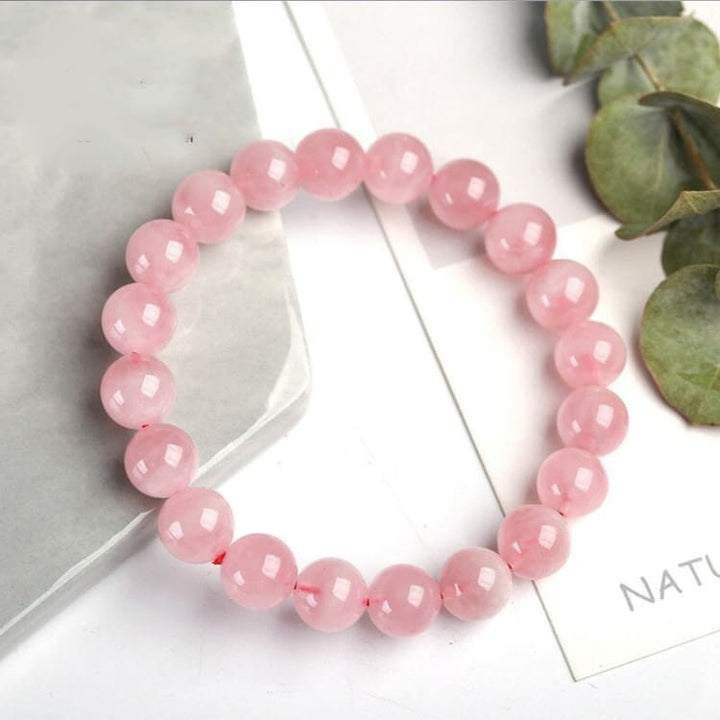 Bracelet en Quartz Rose - Bracelet