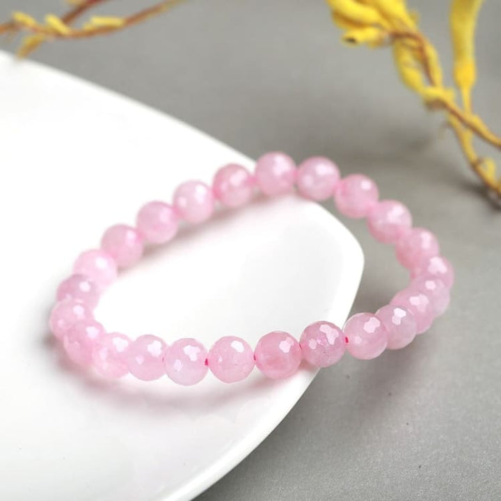 Bracelet en Quartz Rose - Bracelet