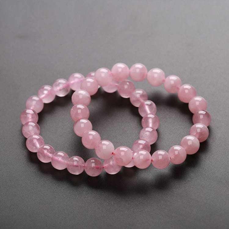 Bracelet en Quartz Rose - Bracelet