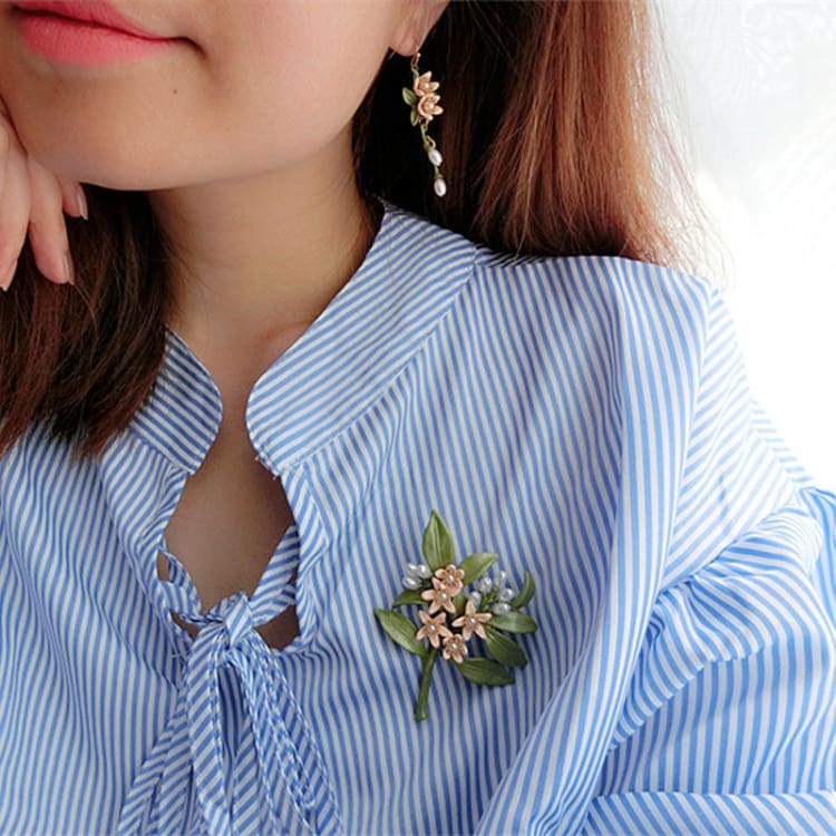 Broche fleur d’Edelweiss