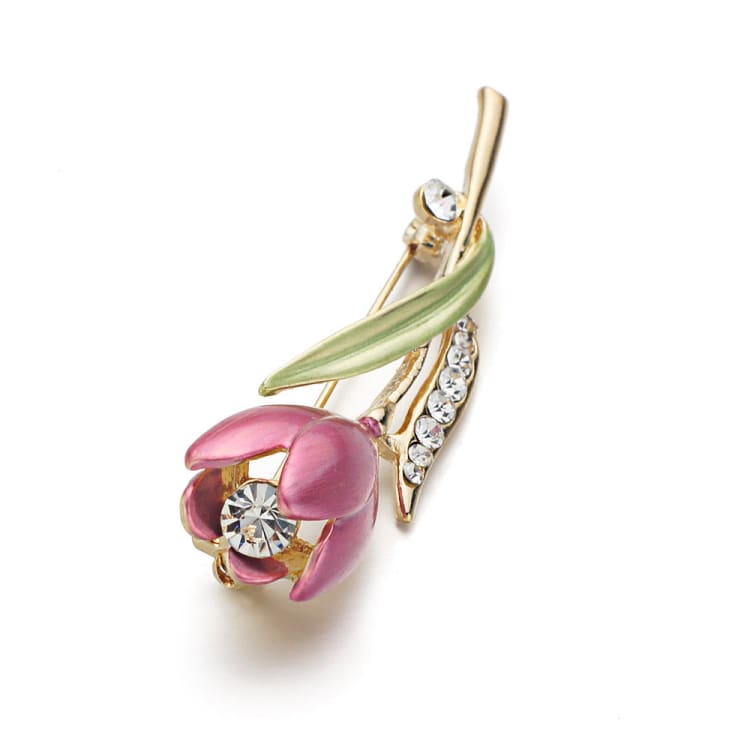 Broche Tulipe élégante