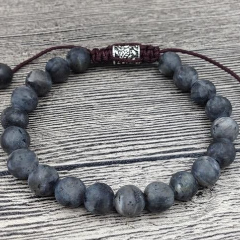 Buddhistisches Armband aus Labradorit - bracelet