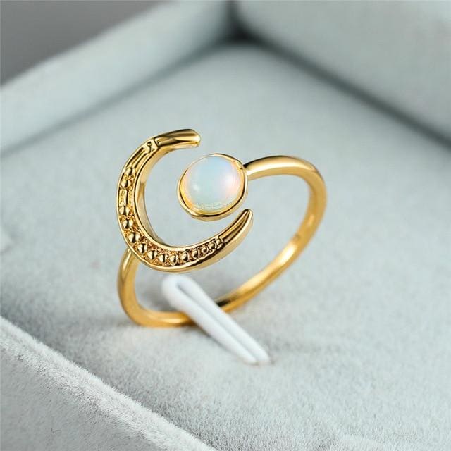 Mondkreis-Ring - Gold Color - Ring
