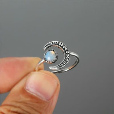 Mondkreis-Ring - Silver Color - Ring