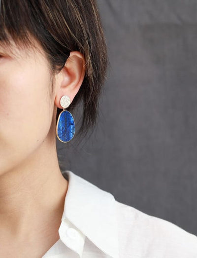 Ohrringe aus Naturstein - Ohrring