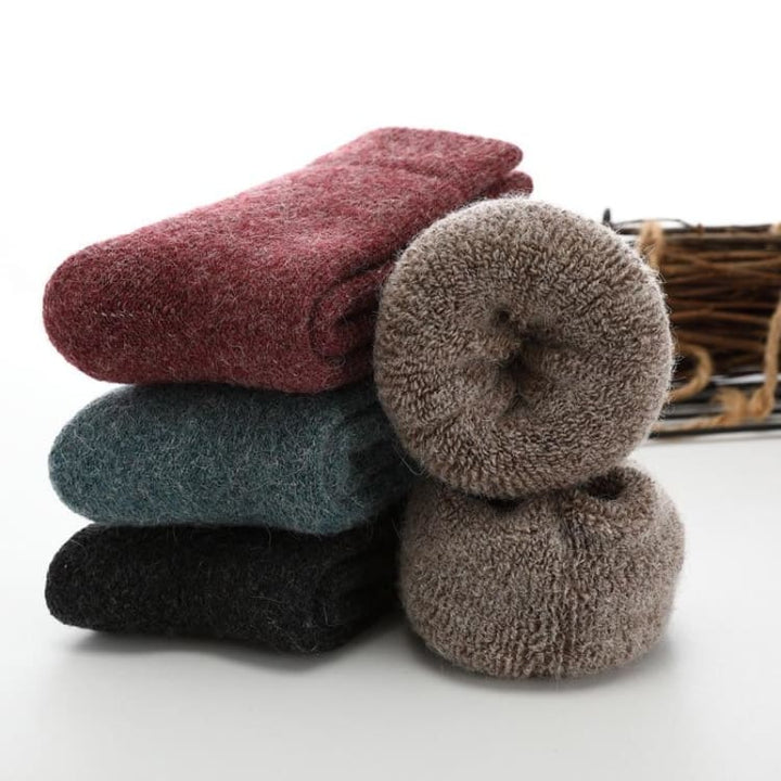 Paire de Chaussettes en Laine - Femme - Décorations