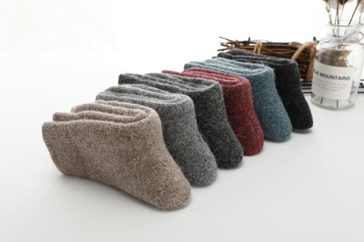 Paire de Chaussettes en Laine - Femme - Décorations