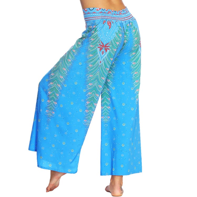 Pantalon Sarouel ’ l’envol turquoise ’
