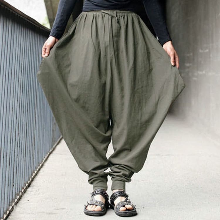 Pantalon Sarouel pour homme - S / Vert