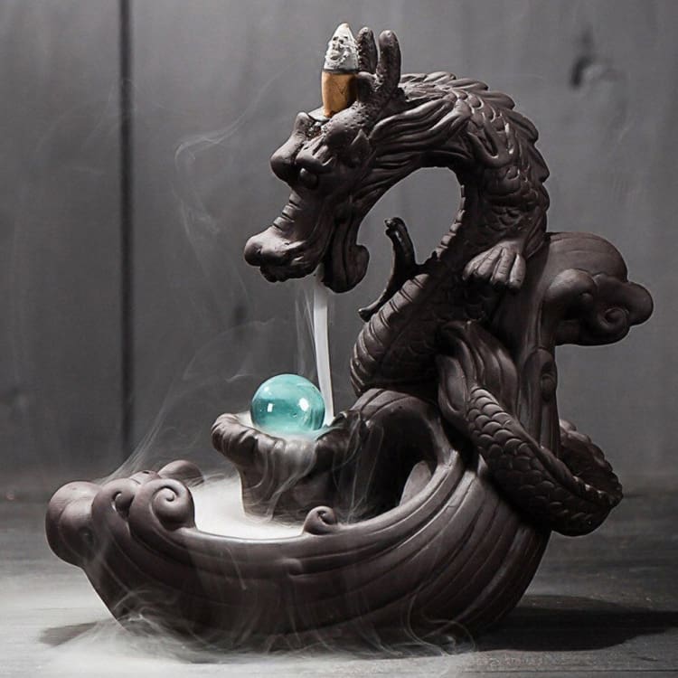 Porte Encens ’Dragon Sacré’ - Décoration