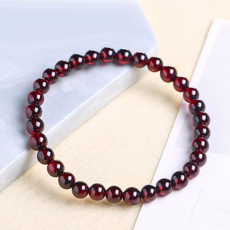 Rotes Granat-Armband Erdkraft - Armband