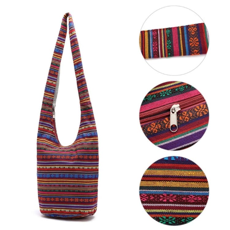 Sac à bandoulière Hippie - Blue Mandala