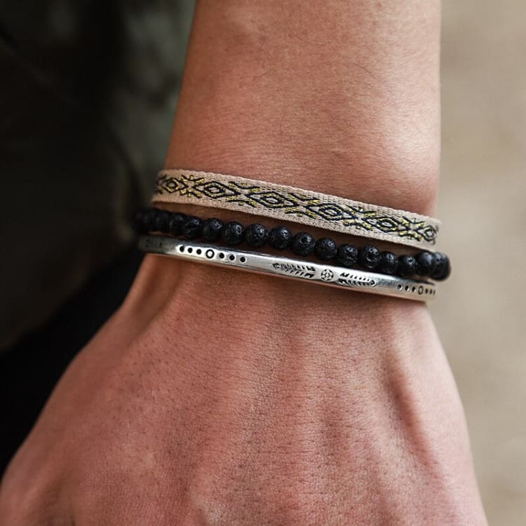 Trio de bracelets du Feu